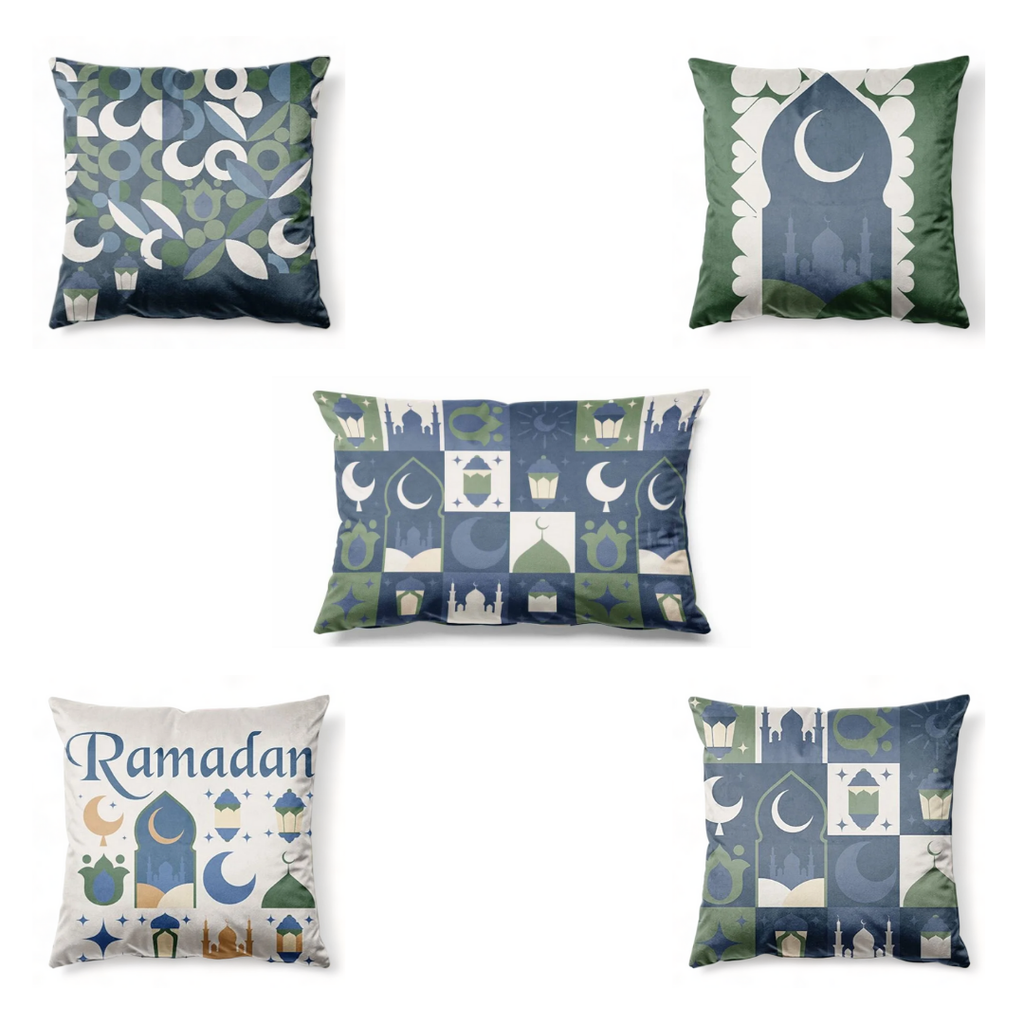 5-Piece Pillow Cover Bundle– Design 002