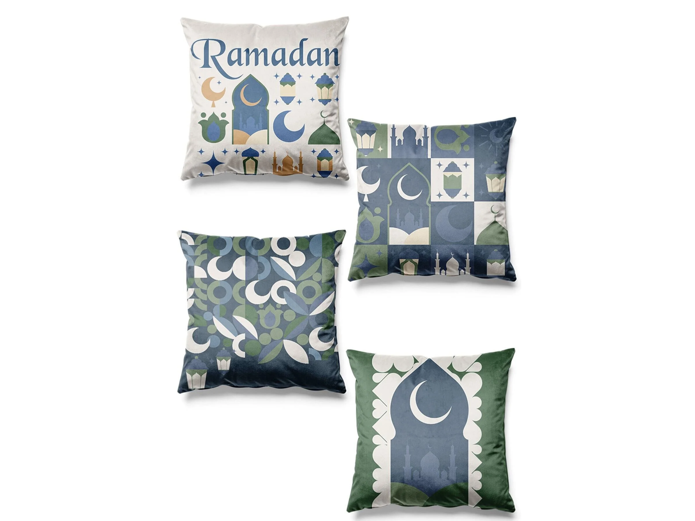 4-Piece Pillow Cover Set – Design 002