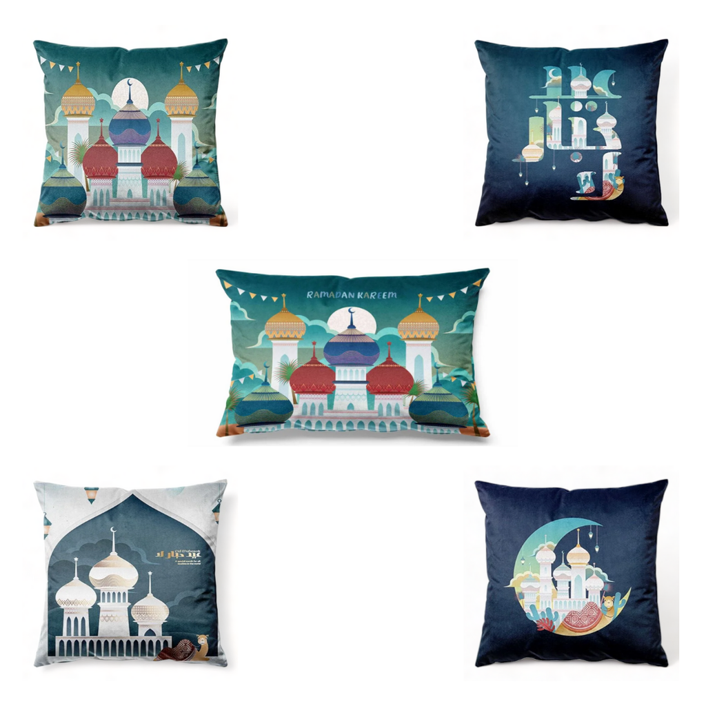 5-Piece Pillow Cover Bundle– Design 003