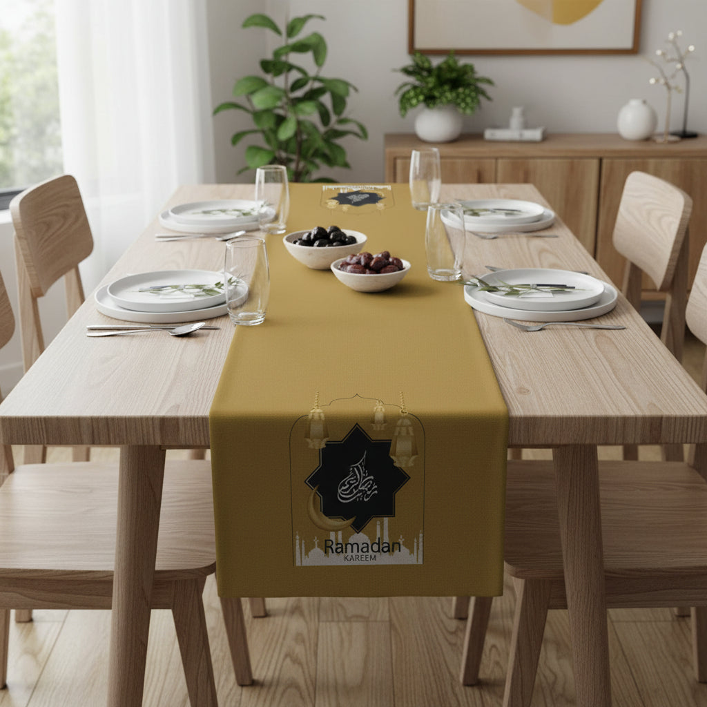 6-Piece Table Runner & Pillow Cover Bundle - Design 005