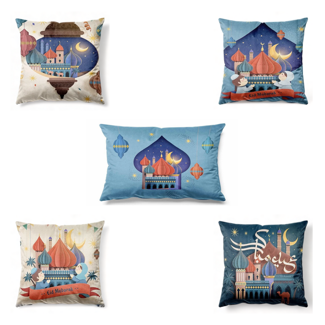 5-Piece Pillow Cover Bundle– Design 006