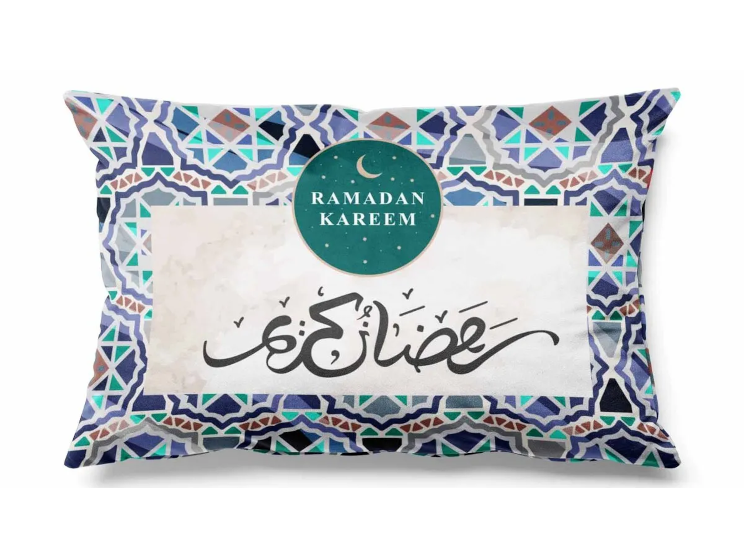 Lumbar Pillow Cover, Double-Sided Print - Design 007