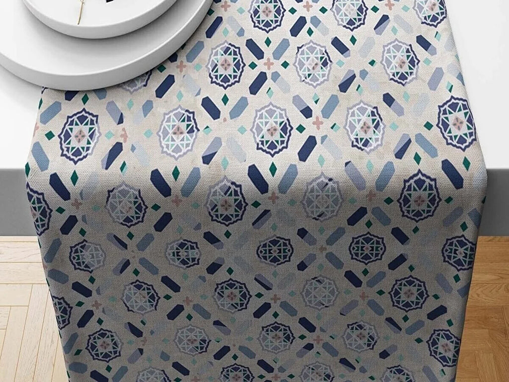 Ramadan & Eid Table Runner, Iftar Table Decor Gift - Design 007