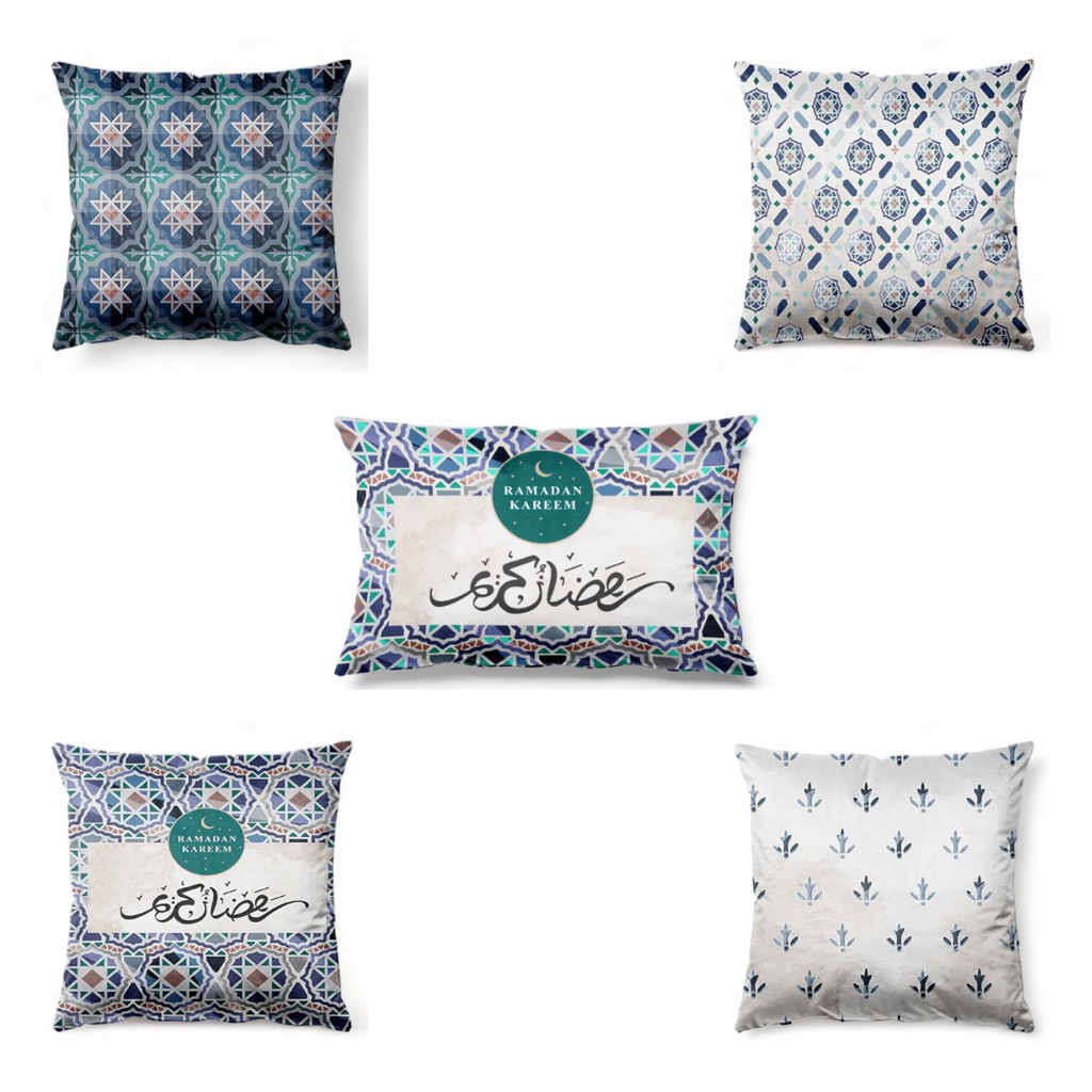 5-Piece Pillow Cover Bundle– Design 007