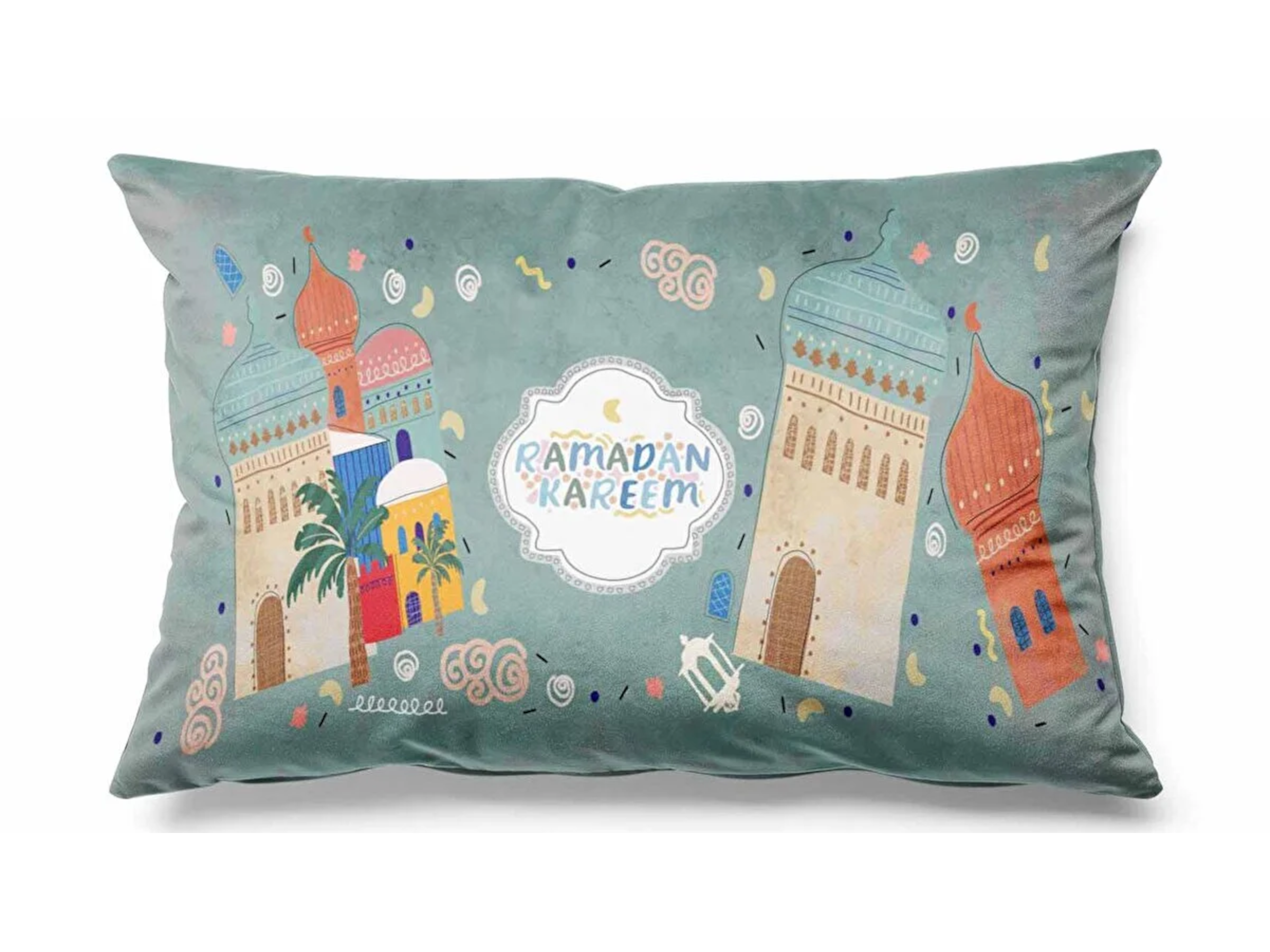 Lumbar Pillow Cover, Double-Sided Print - Design 008