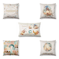 5-Piece Pillow Cover Bundle– Design 009