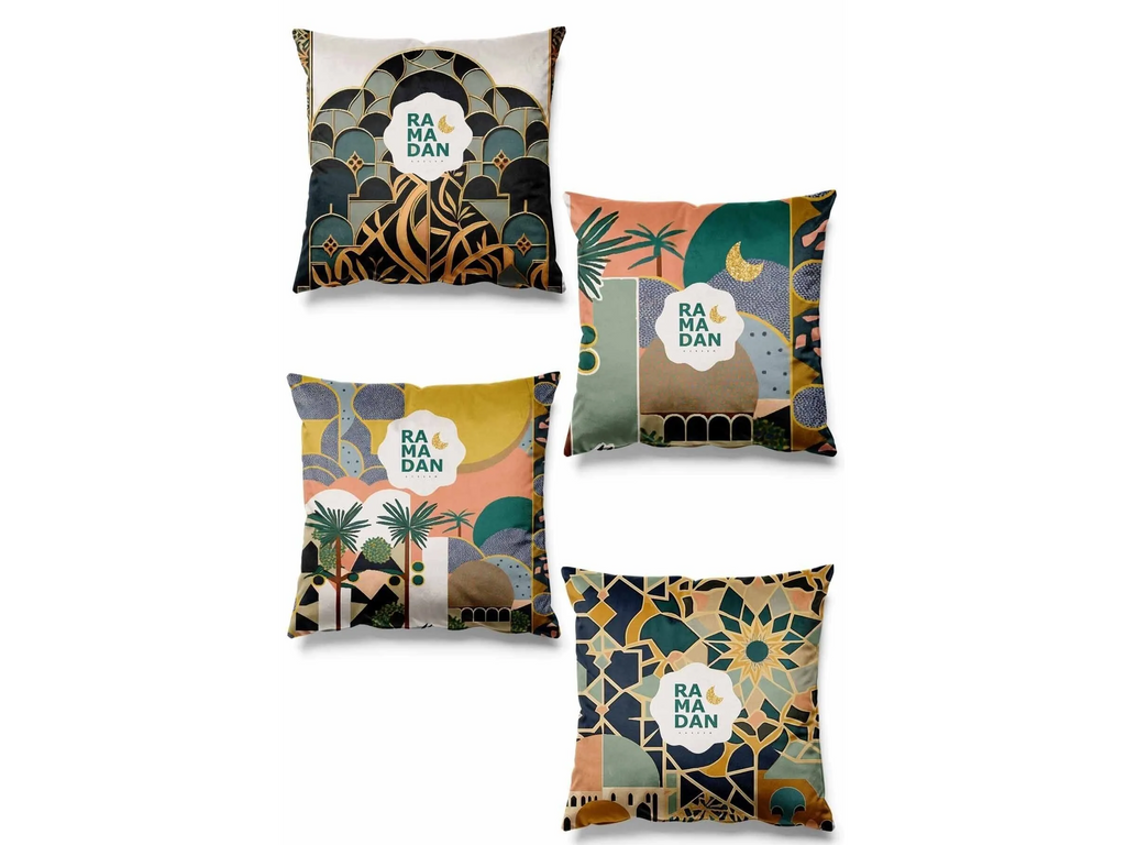 4-Piece Pillow Cover Set – Design 010