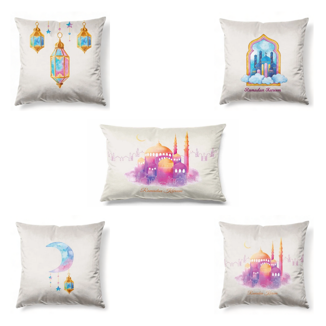 5-Piece Pillow Cover Bundle– Design 011