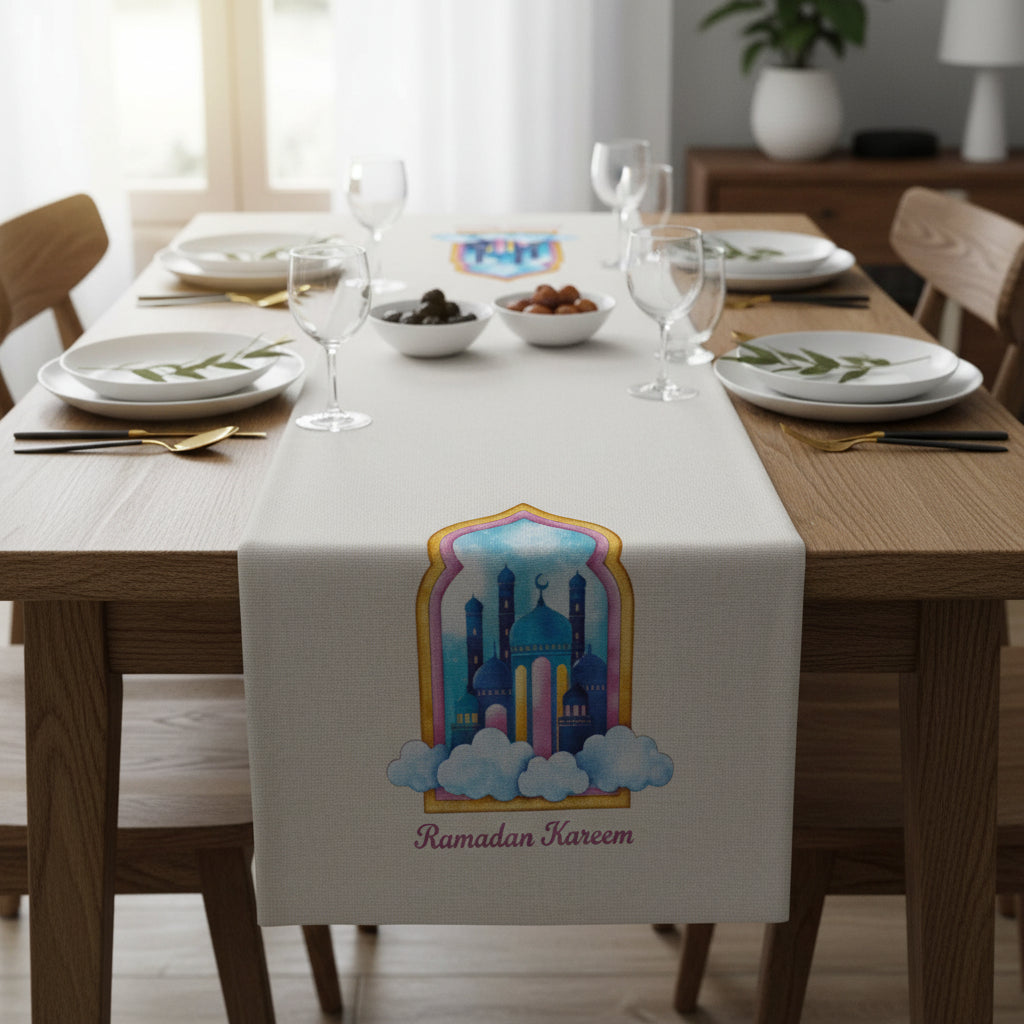 6-Piece Table Runner & Pillow Cover Bundle - Design 011