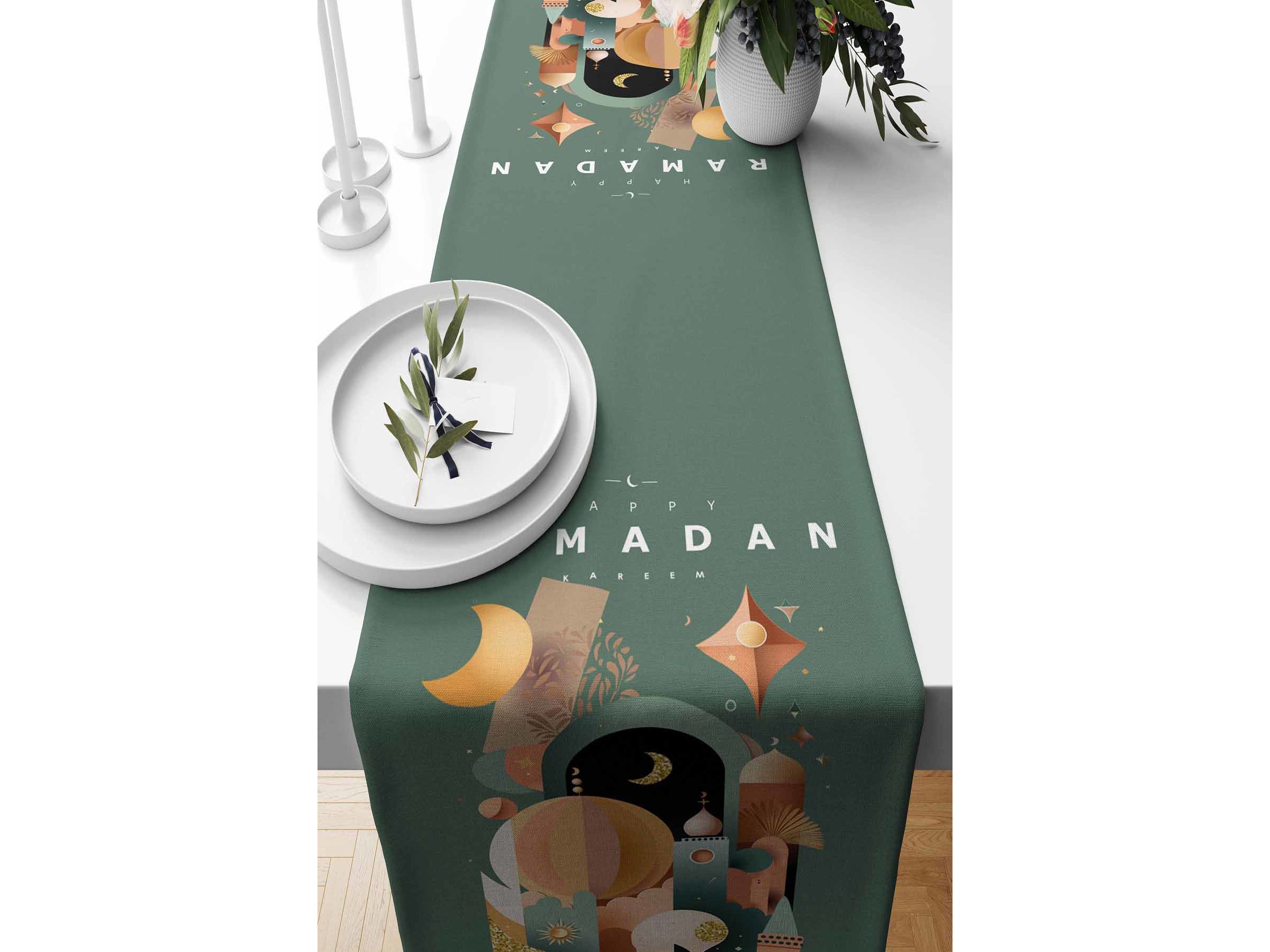 6-Piece Table Runner & Pillow Cover Bundle - Design 012