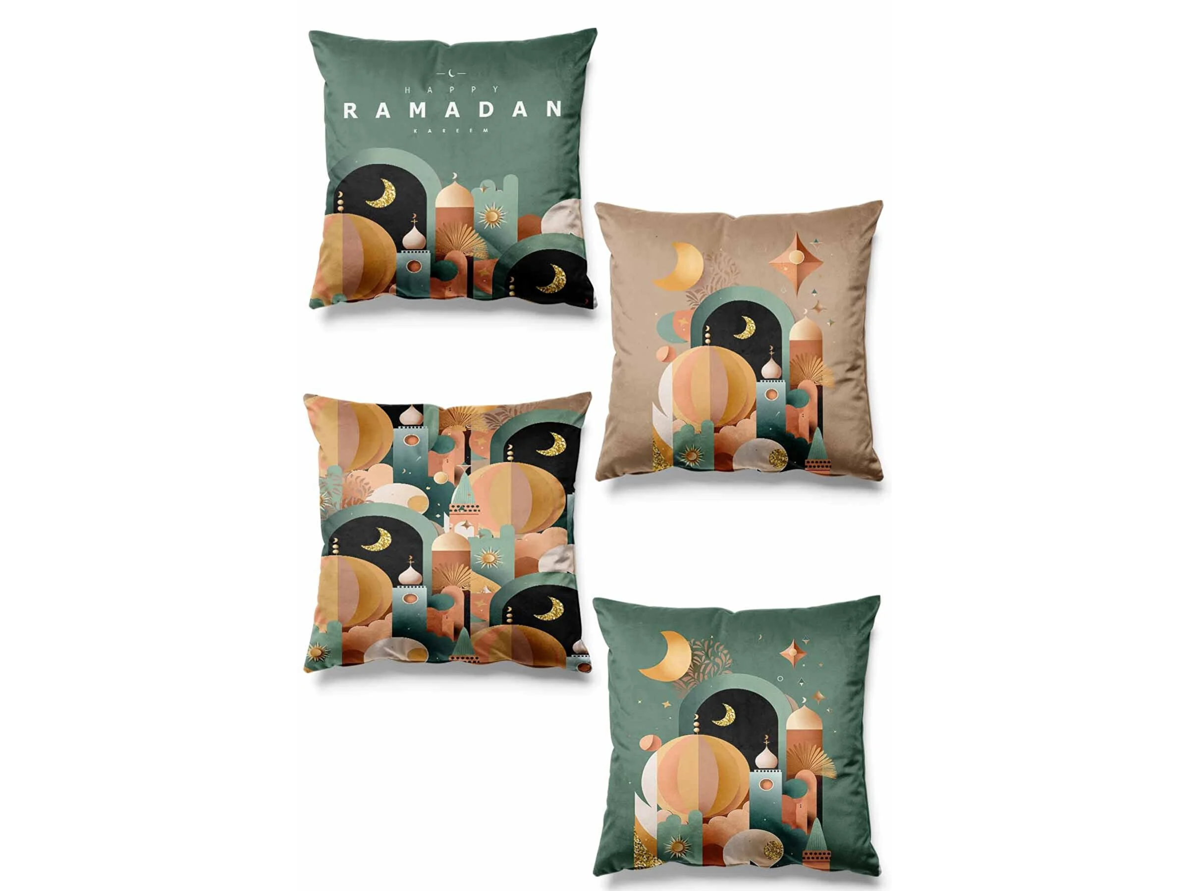 4-Piece Pillow Cover Set – Design 012