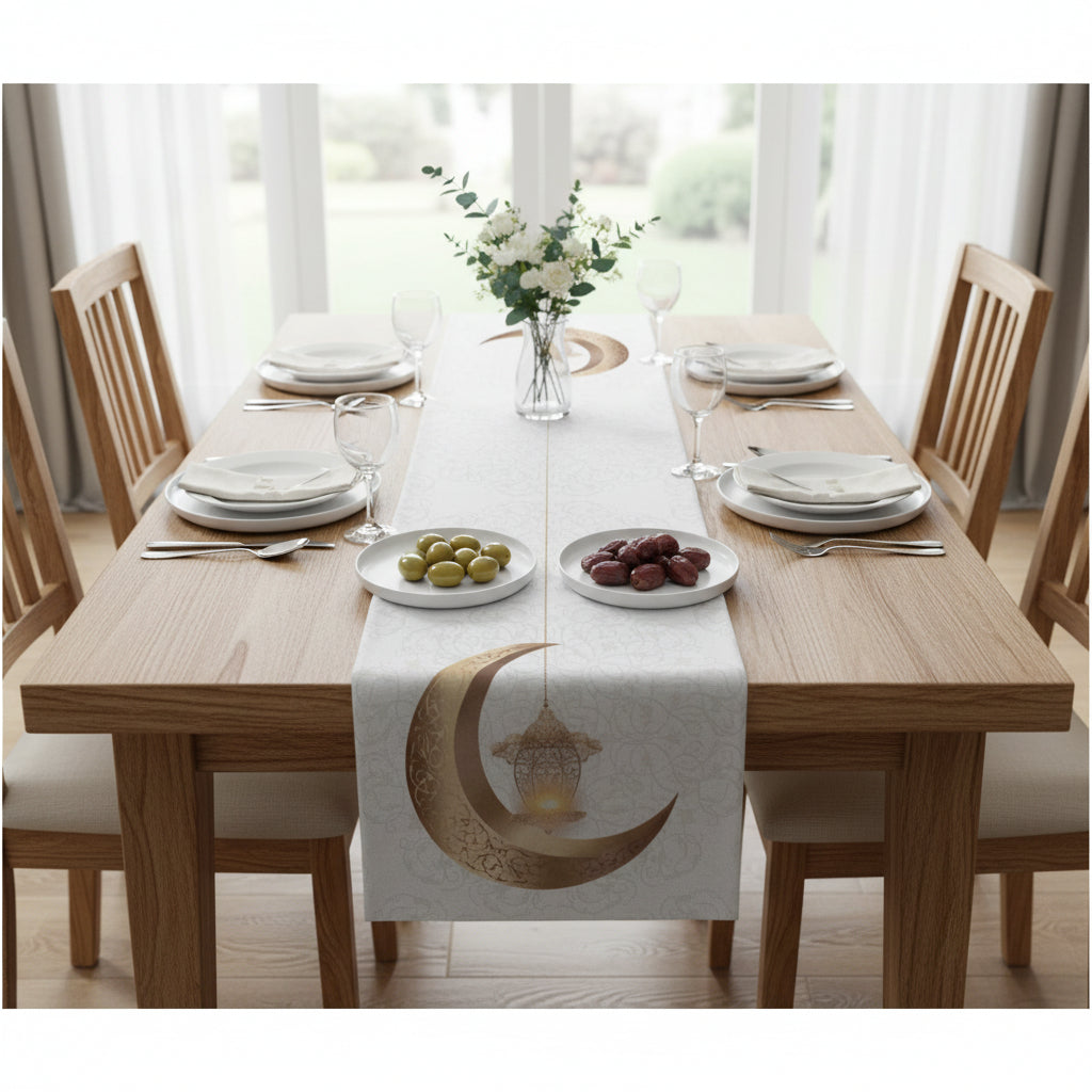 6-Piece Table Runner & Pillow Cover Bundle - Design 014