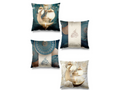 4-Piece Pillow Cover Set – Design 015