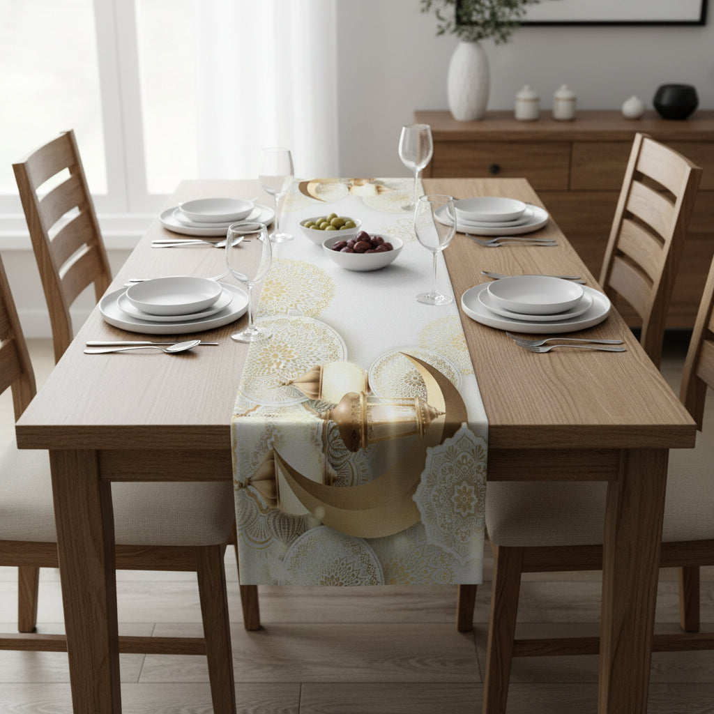 6-Piece Table Runner & Pillow Cover Bundle - Design 015