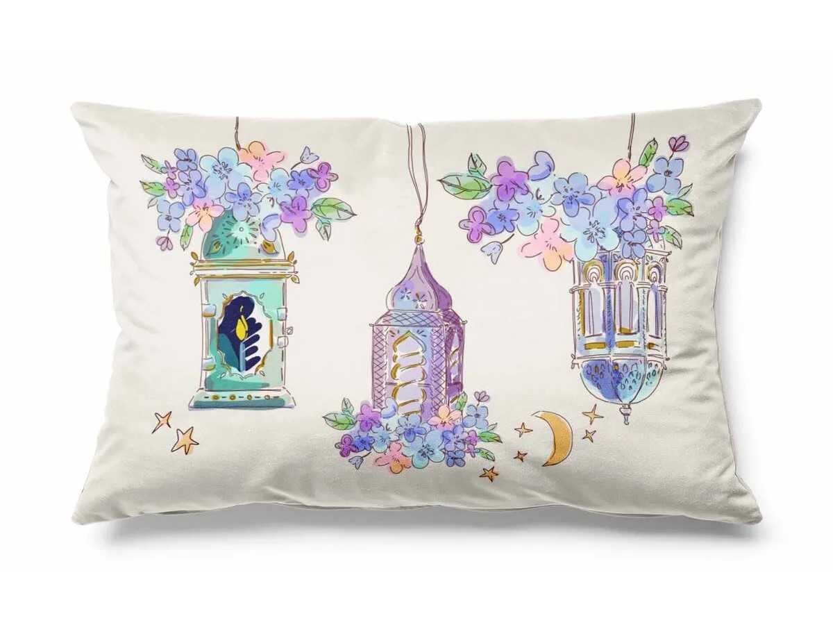 Lumbar Pillow Cover, Double-Sided Print - Design 016