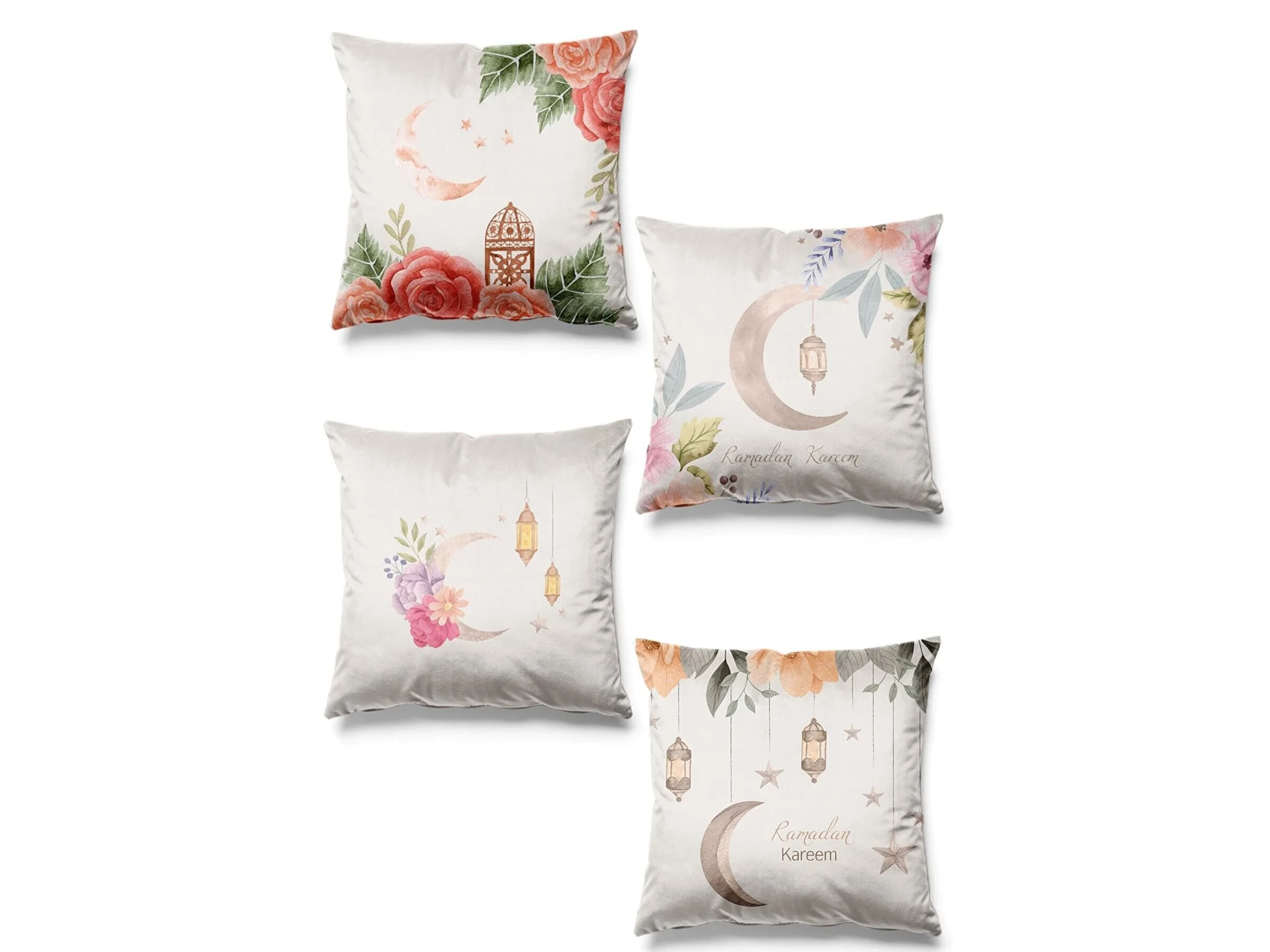 4-Piece Pillow Cover Set – Design 017